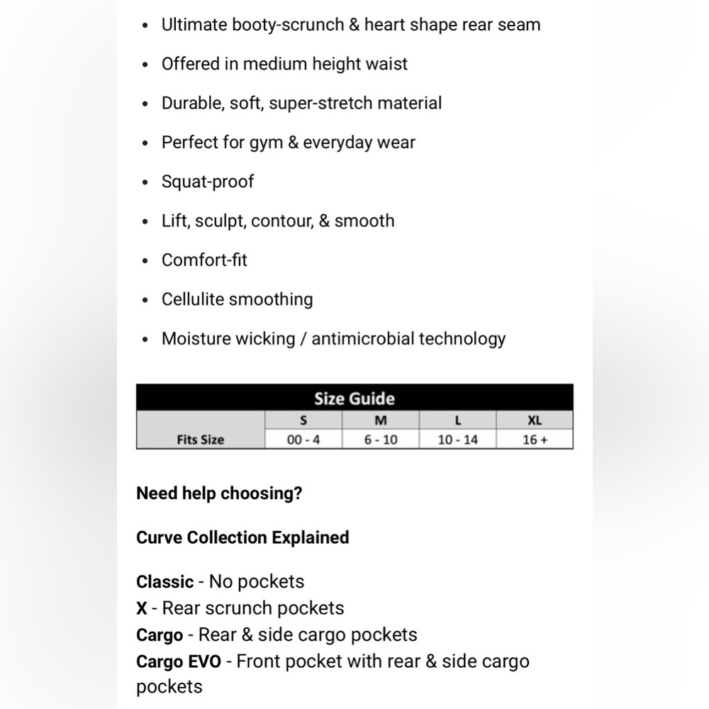 MINIBEAST CURVE X LEGGINGS (MEDIUM HEIGHT WAIST), Large, Color: Maroon - Picture 3 of 3